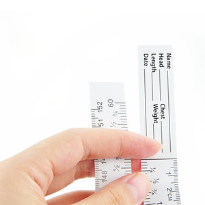 Cinta Métrica Wentai de 1.5 Metros, Regla de Papel Métrica e Imperial, Herramienta de Medición de Altura de Polipropileno Blanco - Product Image 4