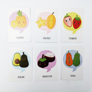 แฟลชการ์ดตัวอักษรเพื่อการเรียนรู้ทางการศึกษามาตรฐานลายสัตว์น้ำมหัศจรรย์ออกแบบได้ตามต้องการ - Product Image 3