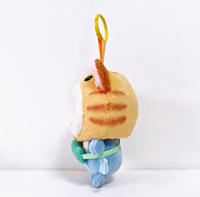 Vente en gros de peluches douces de 4 pouces, boîte à surprises, peluche requin gras, chaton, porte-clés avec coton pour la décoration de la chambre et les cadeaux