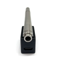 Tube de cartouche laser à induction en acier inoxydable calibre 9 mm pour entraînement au tir à sec au laser. Idéal pour les cours de tir.