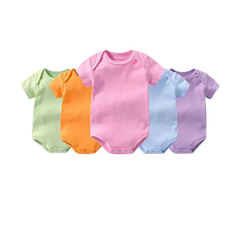 Muslin Tree Infant Bodysuit Organic 100% Cotton Newborn Baby Clothes Boy And Girl Romper Suit Jumpsuit