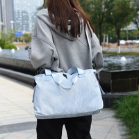 Sac de voyage Oxford imperméable, léger, pour la gym, le sport, le week-end, grand sac fourre-tout, sac à bandoulière pour femme, grande capacité, pour la nuit