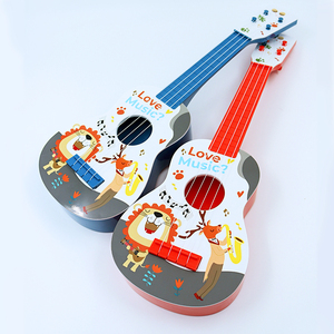 Nouveau Produit Ukulélé Musical, Petite Guitare Jouet pour Enfants, Filles et Garçons Débutants, Instrument <span class=keywords><strong>de</strong></span> Musique Jouable, Ukulélé <span class=keywords><strong>Violon</strong></span> - Product Image 1