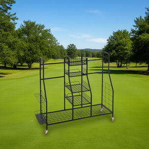 A-Golf Supplies Organizer per sacca da golf con ruote in metallo bloccabili, multiuso, per adulti - Product Image 2