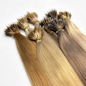 Meilleures ventes européennes : Extensions de cheveux 100% naturels à nano-anneaux, pointes nano invisibles, cheveux Remy double tirage, vente en gros, cheveux doux et naturels - Product Image 3