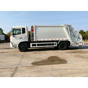 Camion à ordures compacteur Dongfeng 4x2 de 14 m³ à chargement arrière pour la collecte des déchets à vendre - Product Image 2