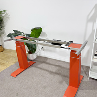 Bureau de direction électrique de luxe à double moteur, réglable en hauteur (625-1175 mm), avec contrôleur de mémoire, pour PDG