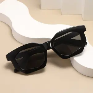 2024 высококачественные солнцезащитные очки в квадратной оправе с логотипом под заказ