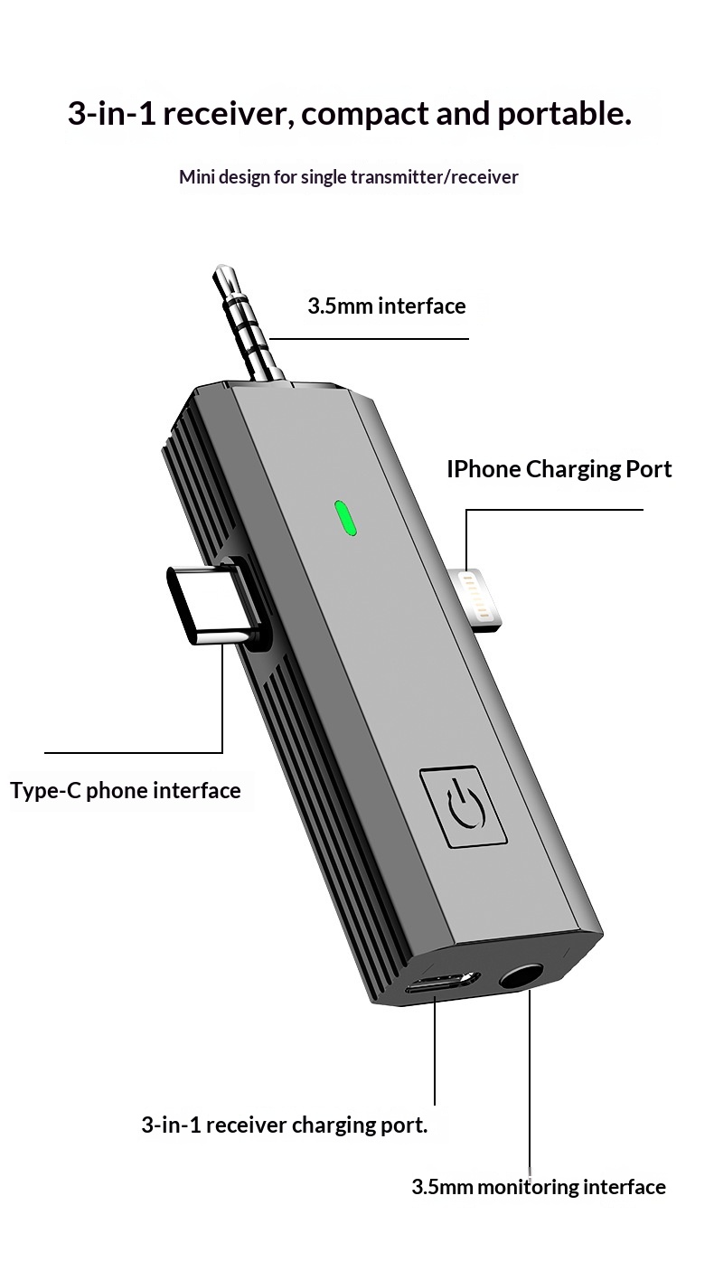 S17 : câble universel pour caméra de téléphone (Android et Apple) – un seul câble pour deux appareils.