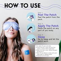Patch pour le sommeil pour un repos naturel et des cycles de sommeil équilibrés et apaisants, patch de soins de santé OEM
