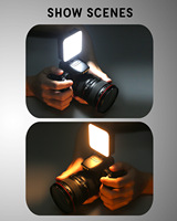 Lampe vidéo bicolore W64 LED tiktok Caméra en direct Caméra vlog portable Éclairage photo et vidéo ultra lumineux