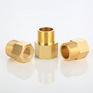 Raccordo per tubo filettato in <span class=keywords><strong>ottone</strong></span> con boccola esagonale riducente in <span class=keywords><strong>ottone</strong></span> <span class=keywords><strong>3</strong></span>/4 "NPT maschio X 1/4" NPT femmina connettore raccordi in <span class=keywords><strong>ottone</strong></span> - Product Image 4