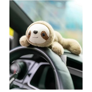Peluche chat noir et blanc, mini poupée couchée, petite peluche chien, sac à dos, poupée de réconfort, cadeau, souvenir de mariage - Product Image 1