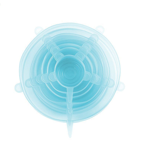 Cubiertas de Silicona para Alimentos, Juego de 6 Piezas, Cubiertas Elásticas para Tazones, Reutilizables, para Frutas y Verduras, Tapas de Grado Alimenticio, Sostenibles - Product Image 3