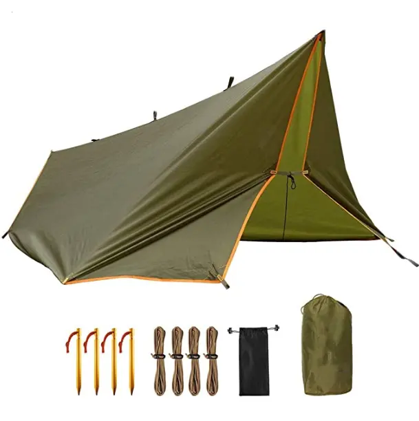 Woqi Luxe Camping Luifel Outdoor Picknick UV50 + Bescherming Zonnescherm Vissen Bbq Onderdak Tarp Strand Tent