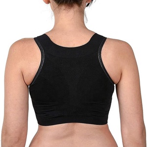 Áo ngực phẫu thuật bán buôn OEM, không đường may, không gọng, đóng khuy trước, độ nén nhẹ dành cho phụ nữ sau phẫu thuật cắt bỏ vú - Product Image 5