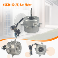 Motor de Ventilador Eléctrico de Metal YDK36-4D(AL) AC220-240V 50HZ 0.35A 900RPM 23W BCL para Piezas de Aire Acondicionado Exterior 4Ploes YKT-36-4-24L
