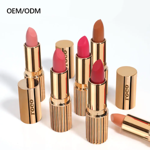 Özel etiket lüks ruj tüpü 24 renkler dudak sopa su geçirmez uzun ömürlü yapışmaz fincan çıplak kadife mat ruj - Product Image 1