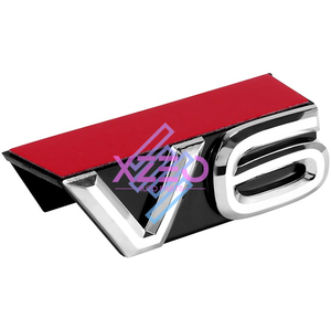 Modificación del Logotipo de la Parrilla <span class=keywords><strong>V6</strong></span>, Etiqueta con Letras del Logotipo del Coche <span class=keywords><strong>V6</strong></span>, Adhesivo para Coche, Apto para Volkswagen Touareg Passat Passat Phaeton - Product Image 4