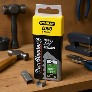 Grapas de Alta Resistencia Stanley SharpShooter de 6 mm, Tipo 4/11/140 G, Paquete de 1000 Unidades - Product Image 3