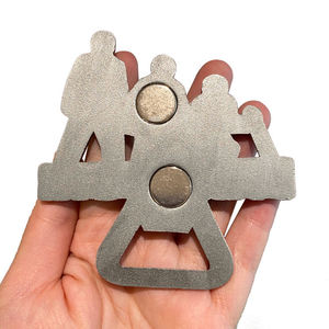Imán de Metal Personalizado y Duradero para Souvenir de Parkour, Abridor de Botellas de Cerveza, Imán de Refrigerador 3D de Aleación de Zinc con Esmalte Suave - Product Image 2