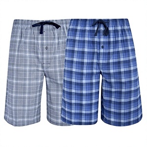 Pantalones Cortos Deportivos para Hombre, Cintura Elástica, Tela de Pana a Cuadros, Cintura Alta, Ecológicos, Transpirables, para Verano - Product Image 3