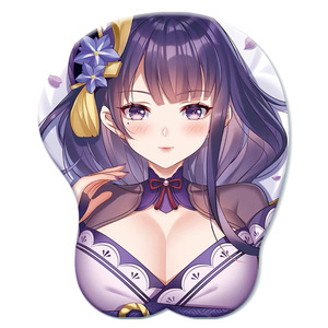 Vẻ đẹp chuột Pad 3D vú Gel cổ tay phần còn lại Mousepad mềm mại và thoải mái văn phòng Pad Silicone tùy chỉnh boob cổ tay chuột Pad - Product Image 3