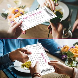Cupones de <span class=keywords><strong>cupón</strong></span> de regalo de aniversario divertidos para regalo de cumpleaños de boda romántica personalizada tarjetas de <span class=keywords><strong>cupón</strong></span> de amor para el <span class=keywords><strong>Día</strong></span> de San Valentín - Product Image 3