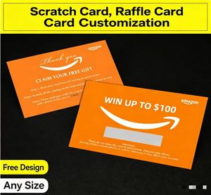 Cartes <span class=keywords><strong>à</strong></span> <span class=keywords><strong>gratter</strong></span> personnalisées avec logo imprimé <span class=keywords><strong>pour</strong></span> jeux de fête, cadeaux d'affaires fantaisie personnalisés, cartes <span class=keywords><strong>à</strong></span> <span class=keywords><strong>gratter</strong></span> professionnelles « Merci » - Product Image 1