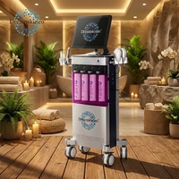 Vente flash - Machine professionnelle Hydrafaci Hydro - Peeling - Nettoyage en profondeur - Écran tactile - Sérum booster de beauté