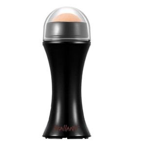 Rouleau absorbant l'huile en pierre volcanique pour nettoyer les pores du visage, outil de maquillage portable pour femmes - Product Image 1