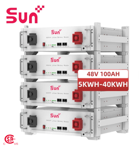 Batterie de stockage Sunplus au meilleur prix, 51,2 V, 100 Ah, 5,12 kWh, pour usage domestique, avec garantie de 10 ans - Product Image 1