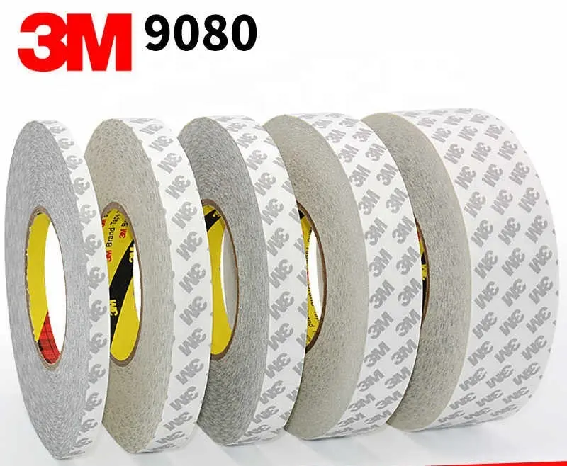 3M 9080 Đôi Chất Kết Dính Hai Mặt Bán Buôn Màu Trắng Trong Suốt Mô Độ Bám Dính Cao Traceless Uv Mạnh Mẽ Đôi Chất Kết Dính Hai Mặt