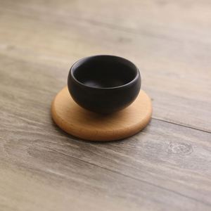 Wholesale Custom Logo Bamboo Walnut Wooden Beech Coaster for Coffee <b>Cup</b> - Product Image 6