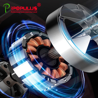 IPOPULUS 13 mm Brushless Électrique Impact Tournevis Électrique Sans Fil Perceuse Électrique 18V Outil Électrique pour Remplacement Makitas