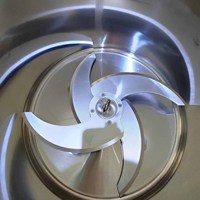 Goopikk Roestvrijstalen Commerciële 50l Groenteversnipperaar Vleesmixer Huishoudelijke 4500 Met Vleesmolen Knoflookpuree Machine