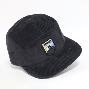 OEM Quality Unisex 5-Panel Corduroy Hat Adjustable Flat Brim <b>Winter</b> Outdoor Hiking <b>Caps</b> Wholesale Custom Woven Patch Camp Gorras - Product Image 5