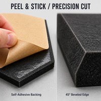 Panneau diffuseur acoustique hexagonal CHIHENG en feutre PET, matériau insonorisant pour la décoration de salles de cinéma maison haut de gamme et d'écoute Hi-Fi