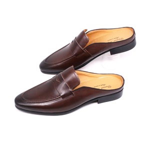 New Half Shoes Penny Loafers <strong>Men</strong> Mules Genuine Leather Outdoor Indoor Lightweight Casual <strong>Slipper</strong> Half Loafer Shoes <strong>for</strong> <strong>Men</strong> - Product Image 4