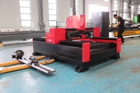 Routeur CNC 3D 4 axes rotatif pour la gravure et la sculpture du marbre, du bois, de la pierre, de l'aluminium, du laiton et du jade, avec commande hors ligne DSP et broche de 5,5 kW
