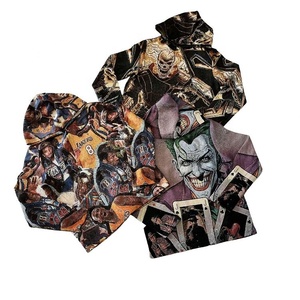 Sudadera con capucha de tapiz tejido personalizado del fabricante de Poleron suéter de poliéster/algodón con capucha para la temporada de primavera - Product Image 4