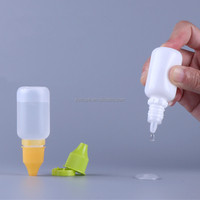 Squeeze Soft 3 ml 3 ml 5ml 10ml 15ml 30ml Distributeur d'huile liquide PE LDPE gouttes pour les yeux flacon compte-gouttes avec bouchon inviolable