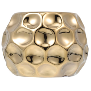 Vase en métal finition argent martelé de forme unique Vase à fleurs de style européen pour la maison et le jardin Vase décoratif de table pour fête de mariage - Product Image 3