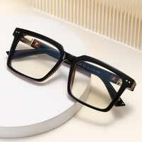 Lunettes de soleil photochromiques carrées personnalisées Partagas Fashion avec logo, charnière à ressort, protection anti-lumière bleue UV400 pour hommes