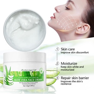 Crème <span class=keywords><strong>Visage</strong></span> Pure à l'Aloe Vera Apaisante et Hydratante, Marque Privée, Extrait Naturel d'Herbes, Crème Réparatrice Hydratante pour la Peau - Product Image 4