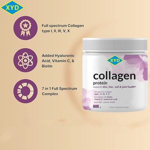 Commercio all'ingrosso Private Label composto di collagene in polvere 600g ricco di vitamine e acido ialuronico fornisce nutrizione e forza - Product Image 4