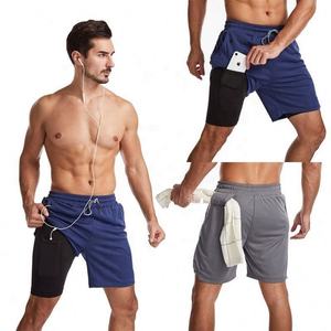 2024 verano hombres diseño fresco gimnasio personalizado impreso en blanco poliéster sudor entrenamiento atlético hombres malla pantalones cortos - Product Image 2