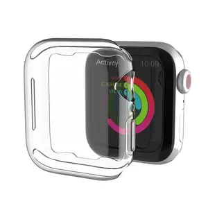 用于 iWatch 5 4 3 2 1 表壳盖的 apple Watch case tpu 全覆盖保护器表壳