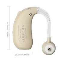 Aides auditives sans fil V-189, derrière l'oreille, avec matériau ABS et réduction du bruit basse fréquence