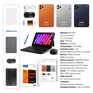 Npad23 Smart <strong>Tablet</strong> Set with Mouse Keyboard Protective Case 10.1inches Screen 4G SIM Card WIFI <strong>12</strong>+512GB 7000mAh <strong>Tablet</strong> - Product Image 2